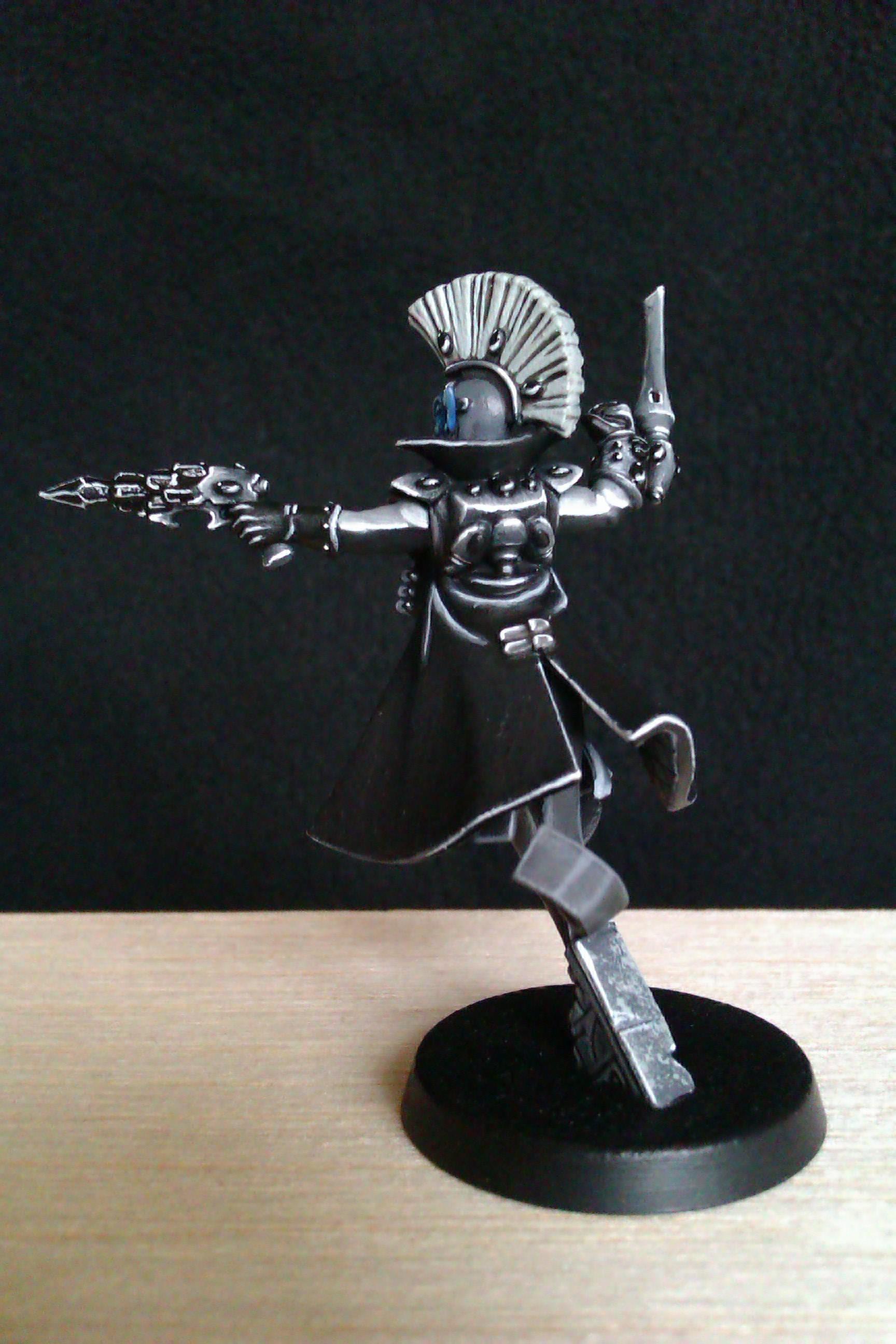 Eldar Greyscale Harlequins Warhammer 40000 Light Troupe Master 1 2 Gallery Dakkadakka 2724